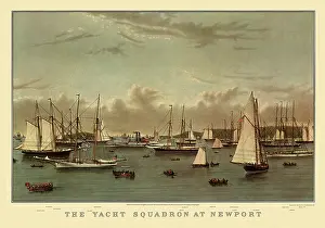 Sailboats: Sailboats in Harbor