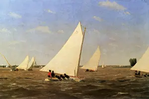 Delaware: Sailboats Racing on the Delaware