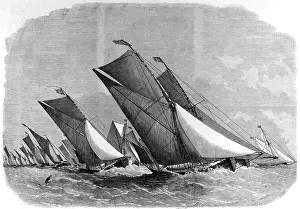 Rigged: Sailing Barge Match on the Thames 1864