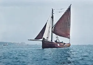 John Maclellan: Sailing boat at sea