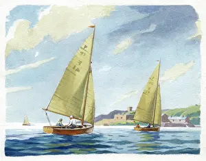 Two Sailing Dinghies