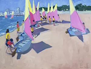 Sailing School, Royan " beach scene