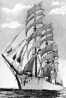 Fully: Sailing ship, 1929
