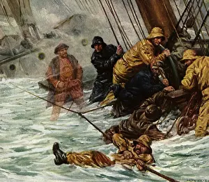 Pounding: Sailing Ship Swamped