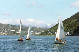 Avacha: Sailing ships in Avacha Bay, 1984