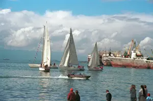 Kamchatka: Sailing ships in Avacha Bay, 1995