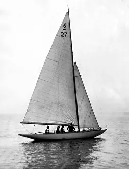 Regatta: Sailing yacht, 1928