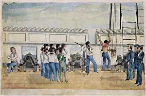 Confined: Sailor Getting Flogged