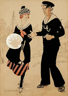 John Noott Galleries: Sailor with young woman