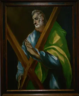 Theotokopoulos: Saint Andrew, by El Greco (1541-1614), circa 1608-1614