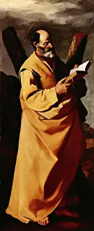 Gloriole: Saint Andrew, by Francisco de Zurbaran