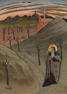 Hermits: SAINT ANTHONY THE ABBOT IN THE WILDERNESS, by Osservanza