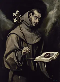 1580: Saint Anthony of Padua, by El Greco