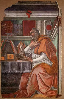 Botticelli: Saint Augustine, by Botticelli