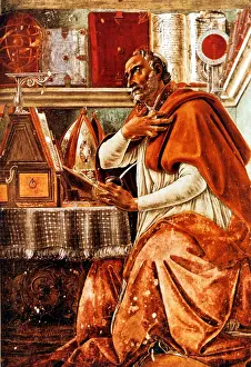 Botticelli: Saint Augustine, by Botticelli