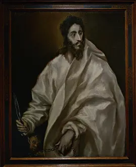 Theotokopoulos: Saint Bartholomew, by El Greco (1541-1614), circa 1608-1614