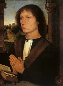 1490: Saint Benedict, by Memling