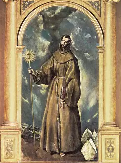 Bernardine: Saint Bernardine, by El Greco