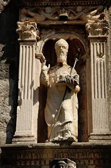 Croatian: Saint Blaise statue. Dubrovnik. Croatia