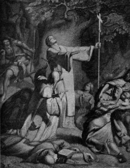 Saxons: Saint Boniface (Winfrid), 672/673 - 5.6.754
