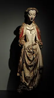 Netherlandish: Saint Catherine of Alexandria, c. 1470, by Master of the Sta