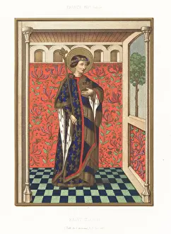 14th Century: Saint Cloud, Merovingian prince and later hermit monk