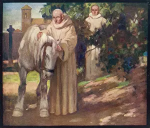 Colum: Saint Columba with his horse