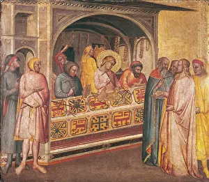 Goldsmiths: Saint Eligius in the Goldsmiths Workshop. 1365