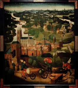 1490: The Saint Elizabeth's Day Flood, c. 1490-1495, by Master of