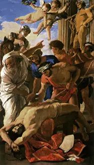 Garlands: Saint Erasmus Martyred, by Poussin