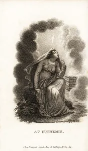 Francois Janet: Saint Euphemia, the All-praised, martyred 307 AD