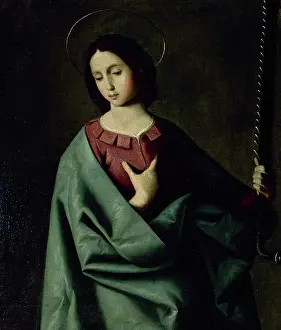 Prado: Saint Euphemia, by Francisco de Zurbaran