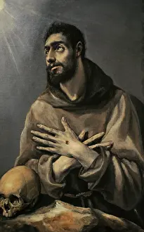 Lazaro: Saint Francis of Assisi (1181-1226), 1577-1580, by El Greco