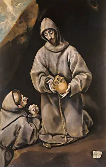 Meditating: Saint Francis and Brother Leo, by El Greco