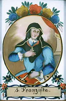 Saintly: Saint Francisca Romana verre