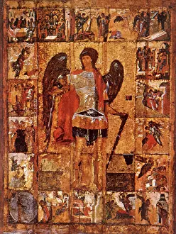 Cheredintsev: Saint Gabriel the Archangel icon - 14-15th centuries