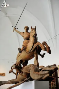 Satan: Saint George. 2nd century AD. Martyr. St. George defeats the