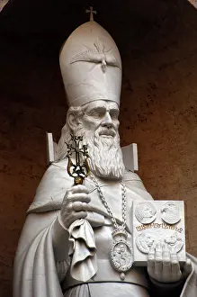 Patriarch: Saint Gregory the Illuminator (c. 257- c. 331). Statue. St