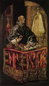 Theotokopoulos: Saint Ildefonso, by El Greco