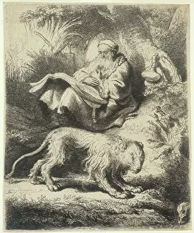 1634: Saint Jerome reading