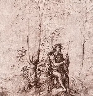 1500s: Saint John the Baptist in a Landscape
