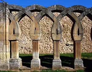 Intertwine: Saint John of Douro. Intertwined arches. Soria. Castile and