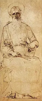 Robed: Saint John, Evangelist, by Raphael