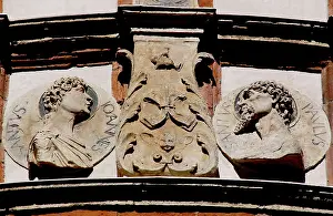 Delle: Saint John and Saint Paul. Medaillons. Holy Mary of Graze. M
