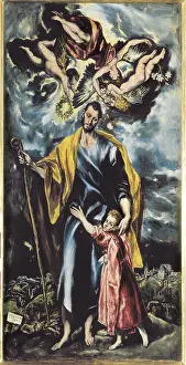 Betrothed: Saint Joseph and Child Jesus, by El Greco