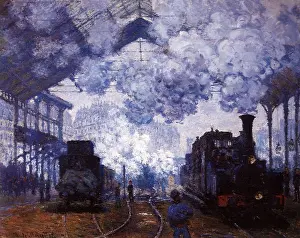 Lazare: Saint Lazare Station, Paris, by Monet