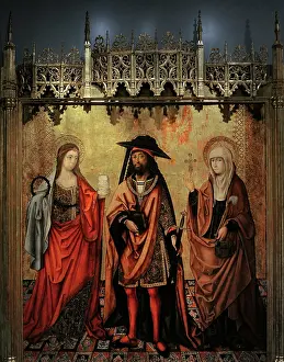 Lazarus: Saint Lazarus with his Sisters Martha and Mary