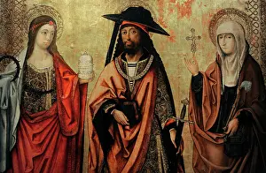 Lazarus: Saint Lazarus with his Sisters Martha and Mary