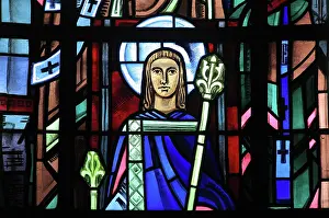 Monseigneur: Saint Louis stained glass window, Collegiale Notre-Dame