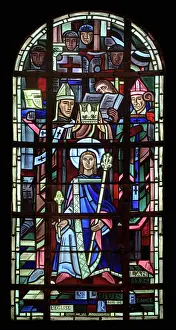 Monseigneur: Saint Louis stained glass window, Collegiale Notre-Dame